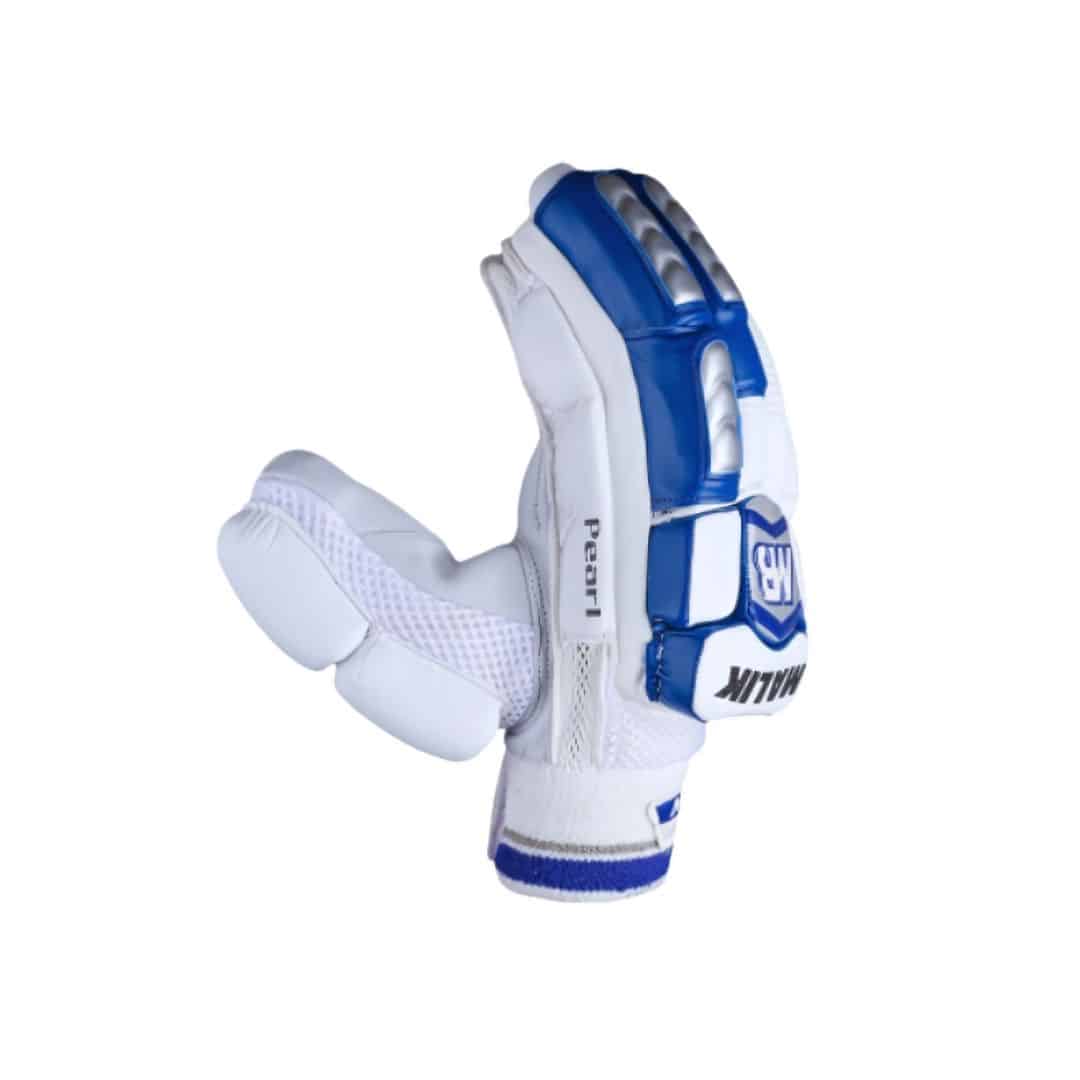 MB Malik Pearl Batting Gloves