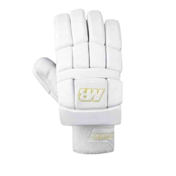 MB Malik White Gold  Edition Bating Gloves