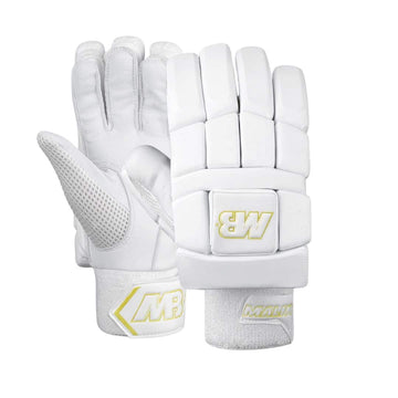 MB Malik White Gold  Edition Bating Gloves