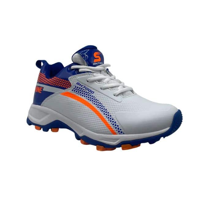 SHINE NEW EDITION CRICKET SHOES (ORANGE & BLUE)