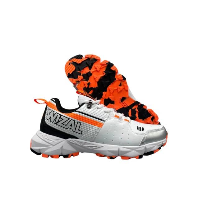 WIZAL Strike Cricket Shoes (Orange)